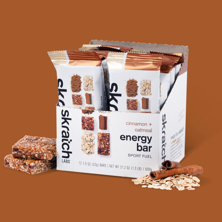 Energy Bar Sport Fuel - 12 Pack, Cinnamon + Oatmeal