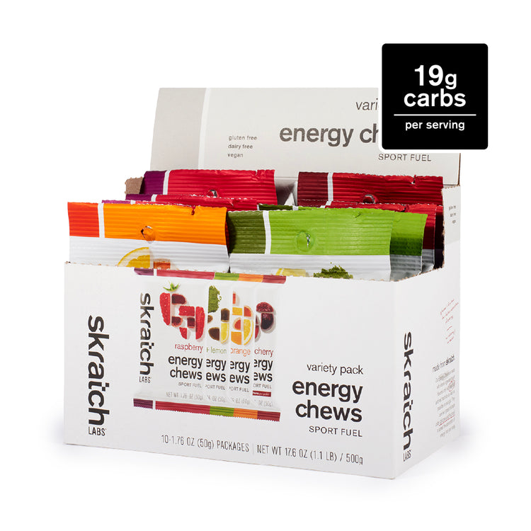 Energy Chews Sport Fuel - Single Pouch 10 Pack, Variety Pack