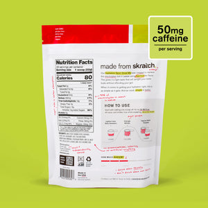 Hydration Sport Drink Mix, Resealable Bag - 20 serving, Raspberry Limeade (50mg Caffeine)
