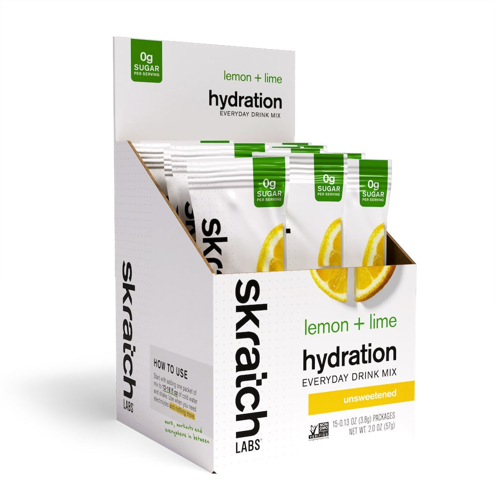 Hydration Everyday Drink Mix - Single Serving 15 Pack, Lemon + Lime