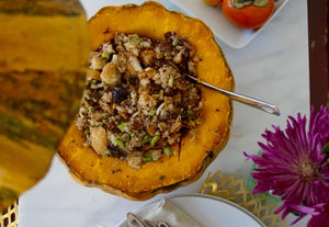 Savory Stuffed Pumpkin Dressing