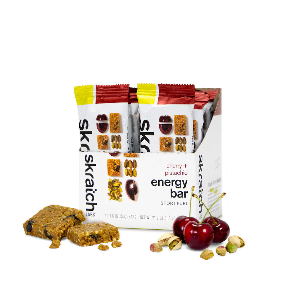 Energy Bar Sport Fuel - 12 Pack, Cherry + Pistachio