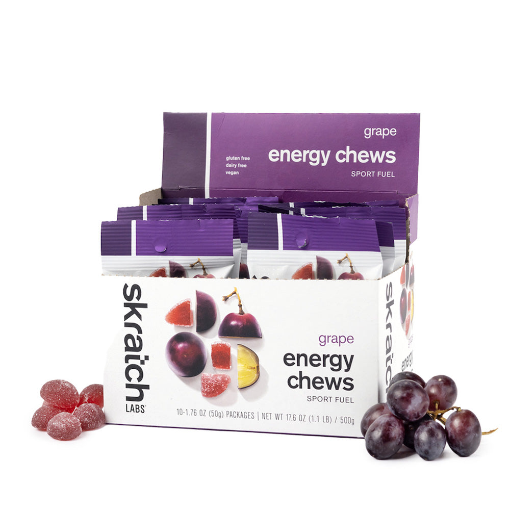 Energy Chews Sport Fuel - Single Pouch 10 Pack, Grape