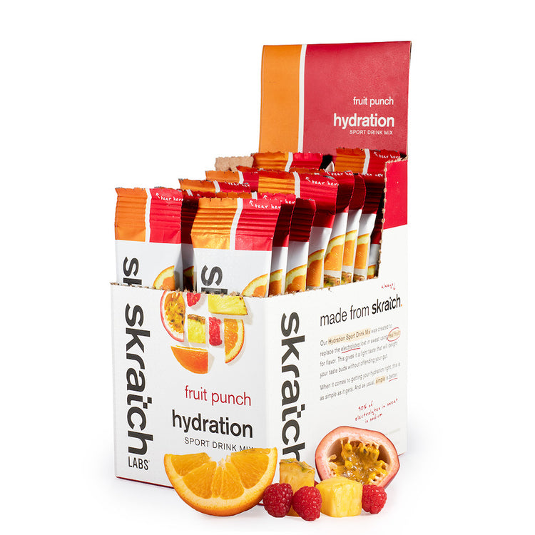 Hydration Sport Drink Mix - Single Serving 20 Pack, Fruit Punch