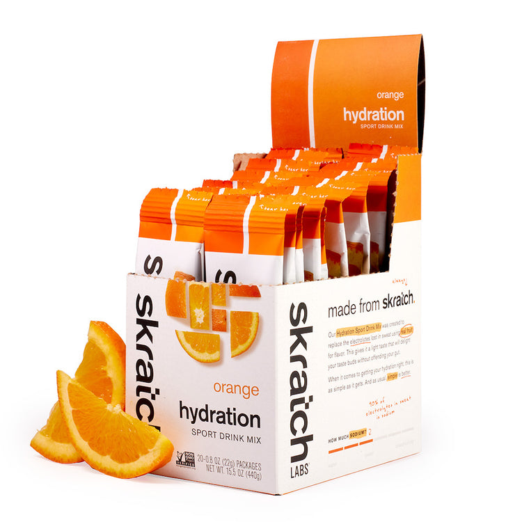 Hydration Sport Drink Mix - Single Serving 20 Pack, Orange