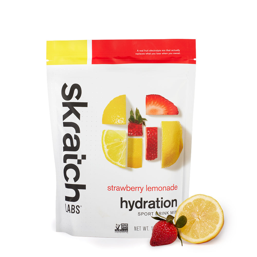 Skratch Labs Hydration Sport Drink Mix Strawberry Lemonade 20-Serving Bag