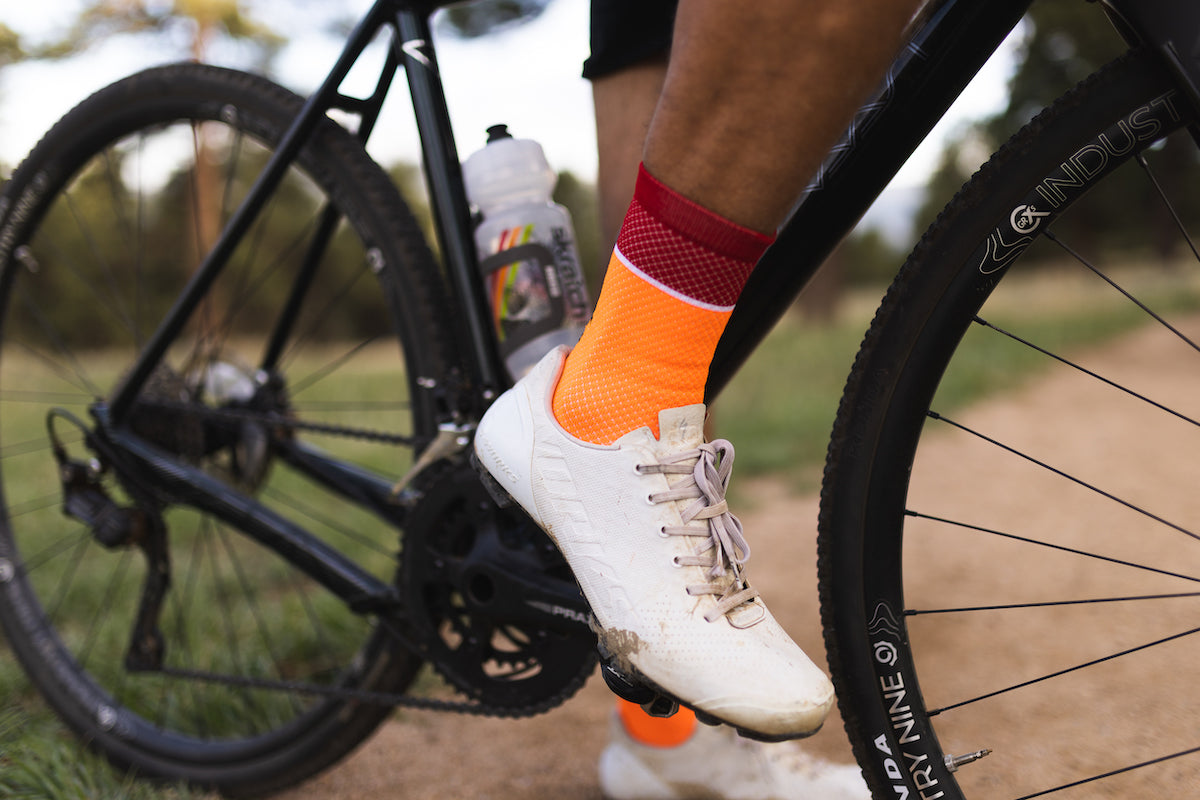 Skratch x Ostroy Cycling Sock Fruit Punch Cycling