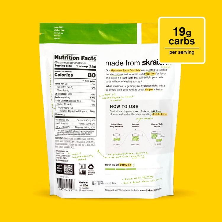 Hydration Sport Drink Mix - sku:SDM-LL-1320g