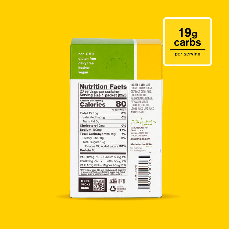 Hydration Sport Drink Mix - sku:SDM-LL-22g/20