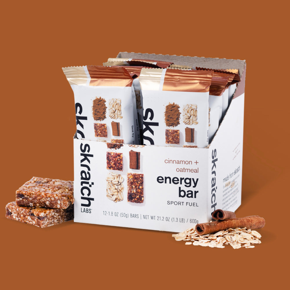 Energy Bar Sport Fuel - 12 Pack, Cinnamon + Oatmeal