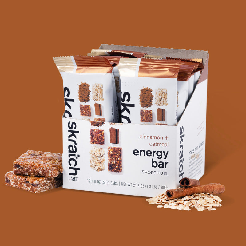 Energy Bar Sport Fuel - 12 Pack, Cinnamon + Oatmeal
