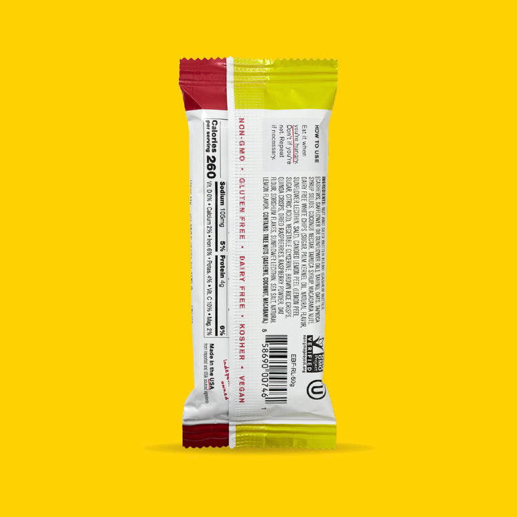 Energy Bar Sport Fuel - Single Serving, Raspberry + Lemon