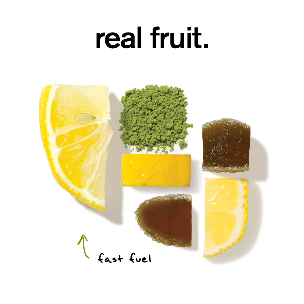 Energy Chews Sport Fuel - Single Pouch 10 Pack, Lemon + Green Tea
