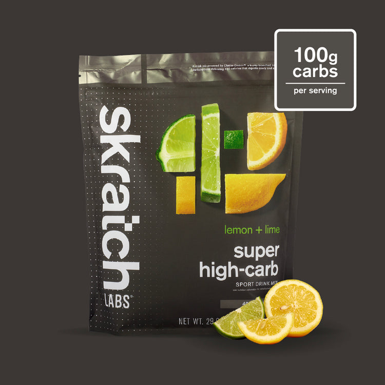 Super High-Carb Sport Drink Mix - Resealable Bag (3200 Calorie Bag), Lemon + Lime