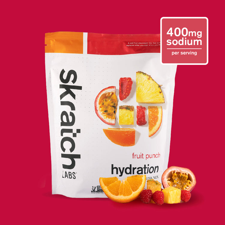 Hydration Sport Drink Mix - Resealable Bag - 60 serving, Fruit Punch