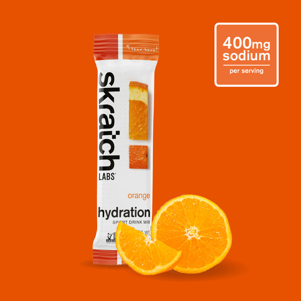 Hydration Sport Drink Mix - Single Serving, Orange