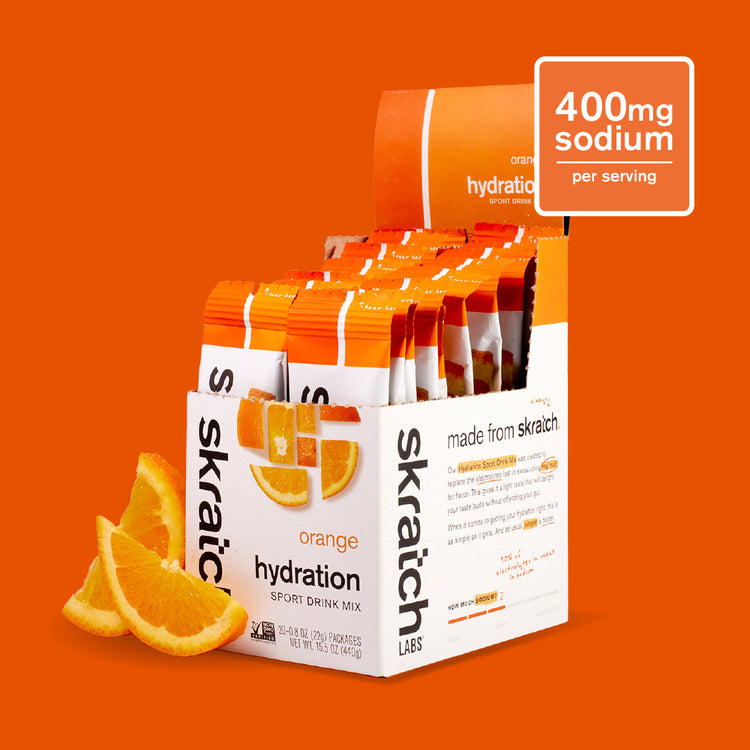 Hydration Sport Drink Mix - Single Serving 20 Pack, Orange