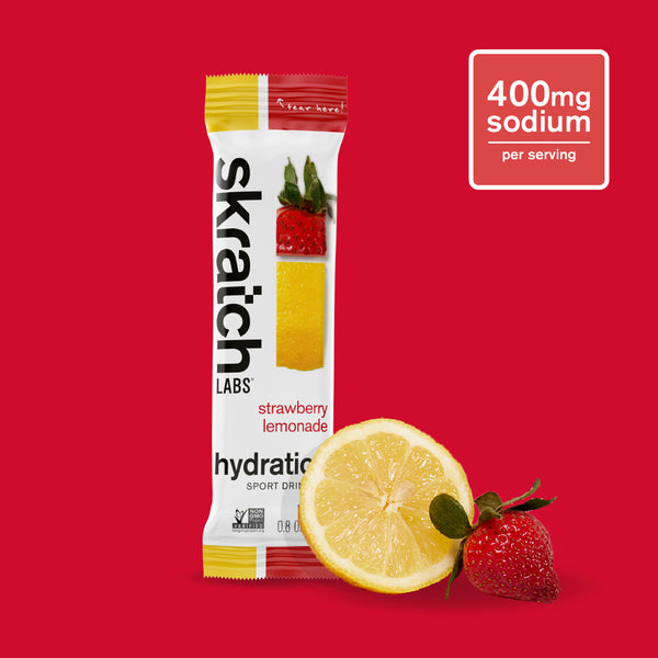 Hydration Sport Drink Mix - Single Serving, Strawberry Lemonade