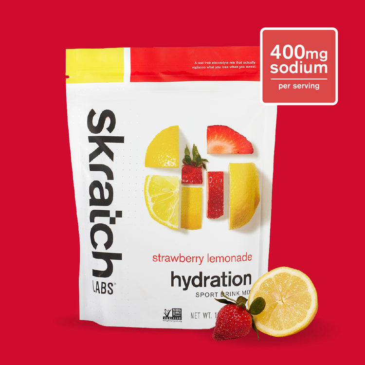 Hydration Sport Drink Mix - Resealable Bag - 20 serving, Strawberry Lemonade