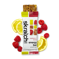 skratch labs energy bar sport fuel raspberry + lemon single