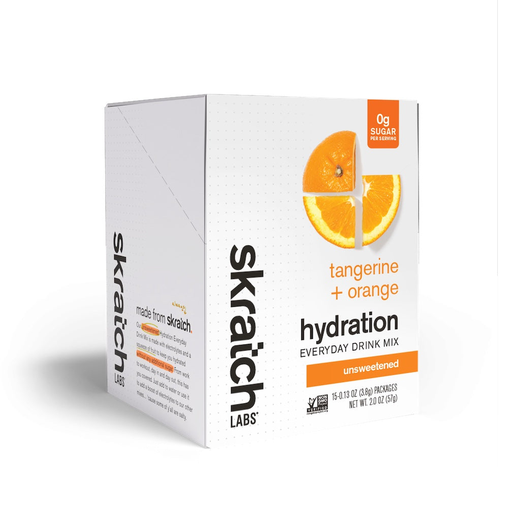Hydration Everyday Drink Mix - Tangerine + Orange, Single Serving 15 Pack