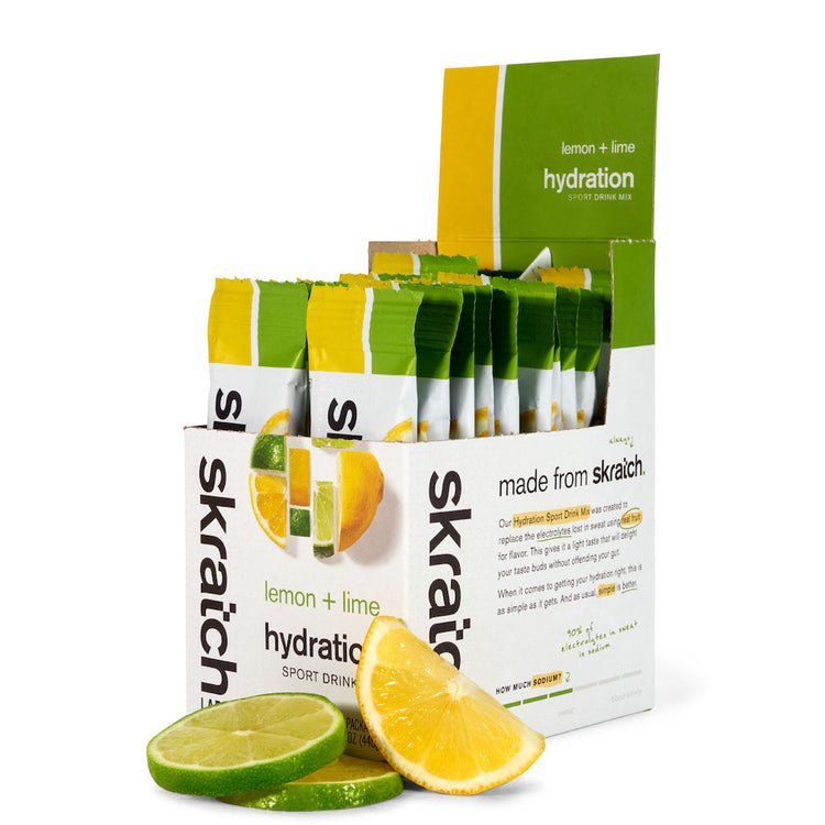 Hydration Sport Drink Mix - Single Serving 20 Pack, Lemon + Lime