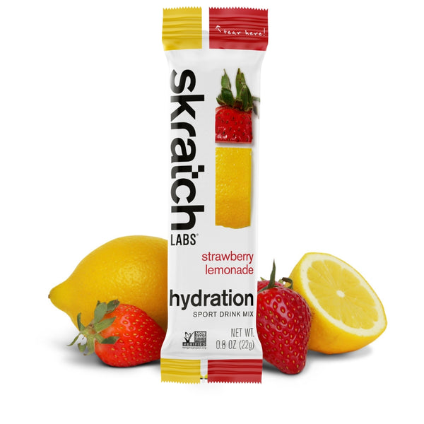 Skratch Labs Hydration Sport Drink Mix Strawberry Lemonade Single
